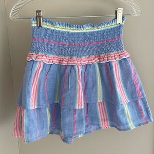 Vineyard Vines Beachy Stripe Smocked Skirt